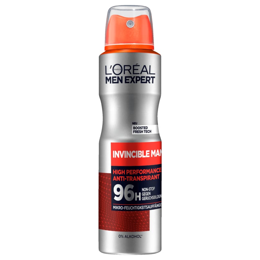 L'Oréal Men Expert Deodorant Invincible Man 96h Anti-Transpirant Spray 150ml